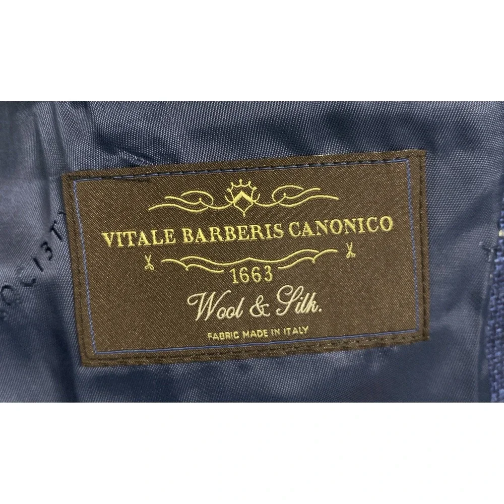 Vitale Barberis Canonico The Society Shop Men's Wool Blazer‎ Jacket Small Batch